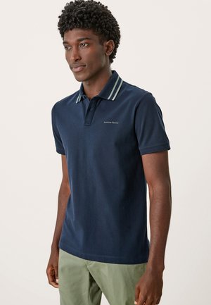 MIT STREIFENDETAIL - Polo - blue nights
