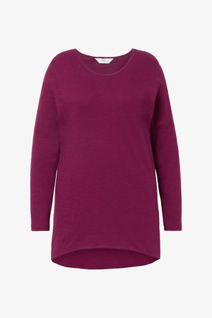 Angel of Style, BEQUEME PASSFORM RUNDHALS - Longsleeve - purple