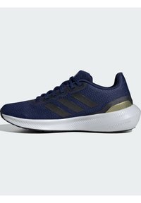 adidas Performance FALCON 3.0 - Scarpe da corsa su strada - dark blue   core black   gold metallic