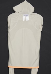 ISACCO Camice Da Lavoro CATALINA Per Donna Manica Lunga In Cotone Elasticizzato Bianco