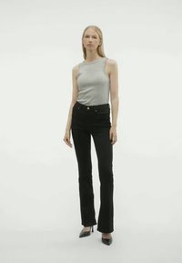 Vero Moda VMFLASH FLARED - Bootcut-teksad - black