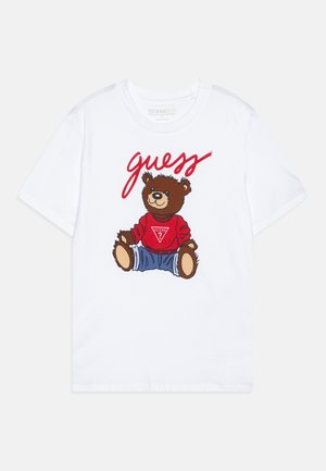 JUNIOR BEAR UNISEX - T-shirt con stampa - pure white
