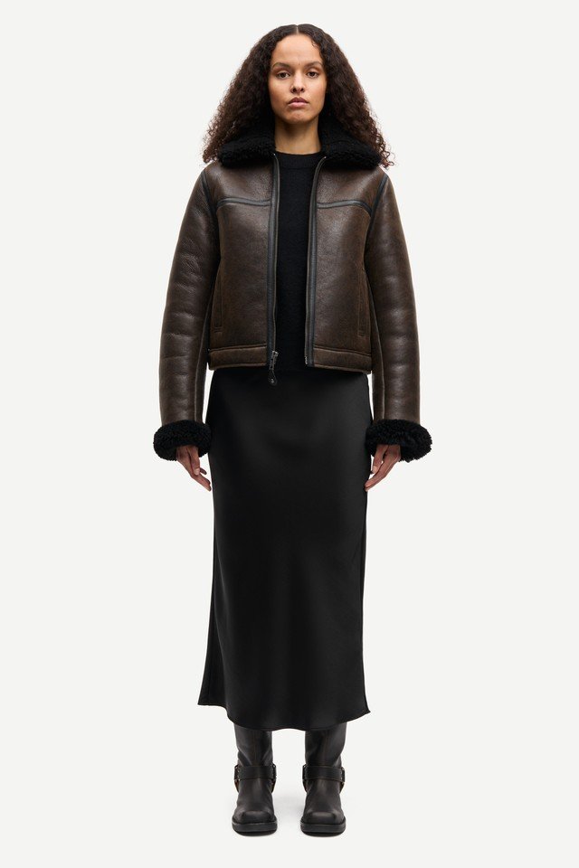 Samsøe Samsøe FREYA ciemnobrązowy