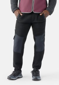 Smartwool - HUDSON TRAIL FLEECE - Pantaloni sportivi - black Immagine in miniatura 1