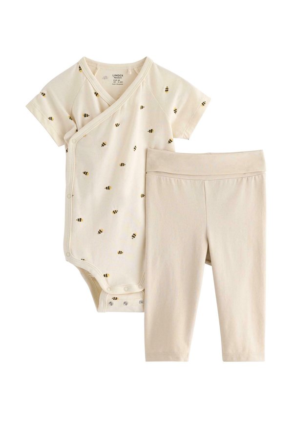 SET - Leggings - Hosen - light beige