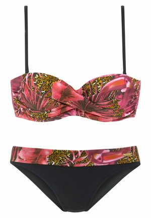 LASCANA, 2 SET - Bikini - pink bedruckt