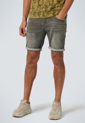 Denim shorts - grey denim