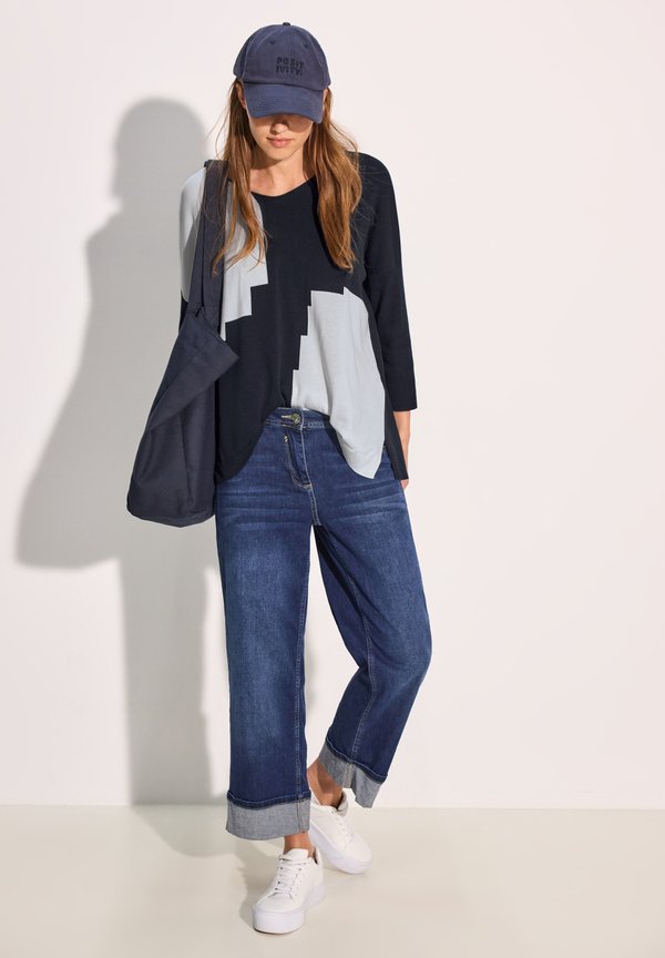 Strickpullover - blau