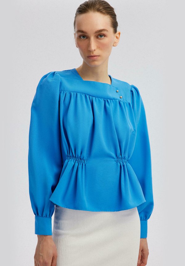 TEXTURED GATHERED - Bluse