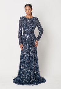 Maryisa EMEBLLISHED SEQUINS MODEST MAXI  - Occasion wear - navy