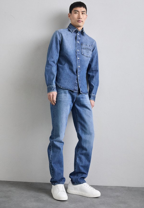 PANT EMBOSSED EMBROIDERY - Straight leg jeans4