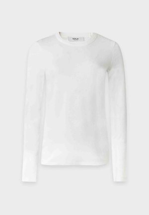 Replay, FITTED LONG SLEEVE - T-shirt à manches longues - natural white
