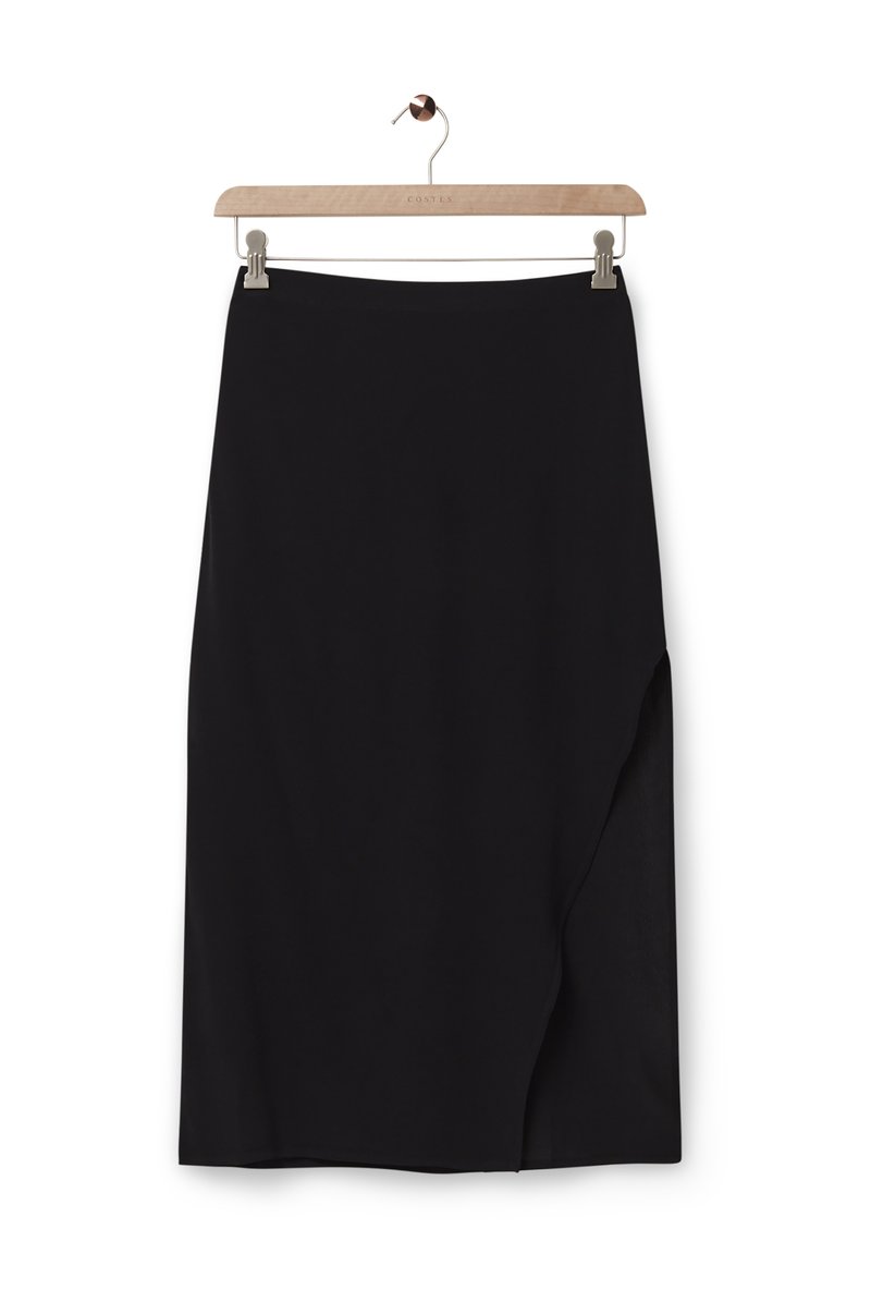 Damen Jeansröcke | Costes DRAPE Bleistiftrockzwart/schwarz - MF72831 Damen Jeansröcke | Costes DRAPE Bleistiftrockzwart/schwarz - MF72831