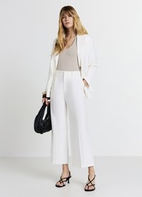 Calliope STRAIGHT  - Pantaloni - bianco lana