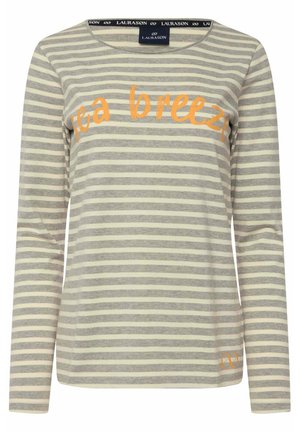 LAURASØN T-shirt imprimé - light gray-mottled