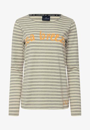 LAURASØN Camiseta estampada - light gray-mottled
