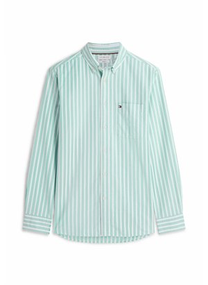Tommy Hilfiger, HERITAGE OXFORD SEASONAL STP - SEASONAL PATTERN - Hemd - jade wink   stripe
