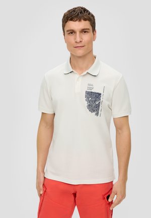 MIT GRAFIK - Poloshirt - weiß