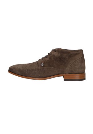 Rehab, REHAB HEREN LAGE SNEAKERS GREGOIRE. - Veterschoenen - dk brown