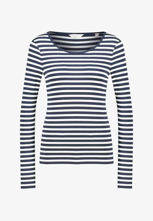 GANT SLIM STRIPED - Pitkähihainen paita - marine