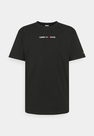SMALL TEXT TEE - T-shirt basic - black