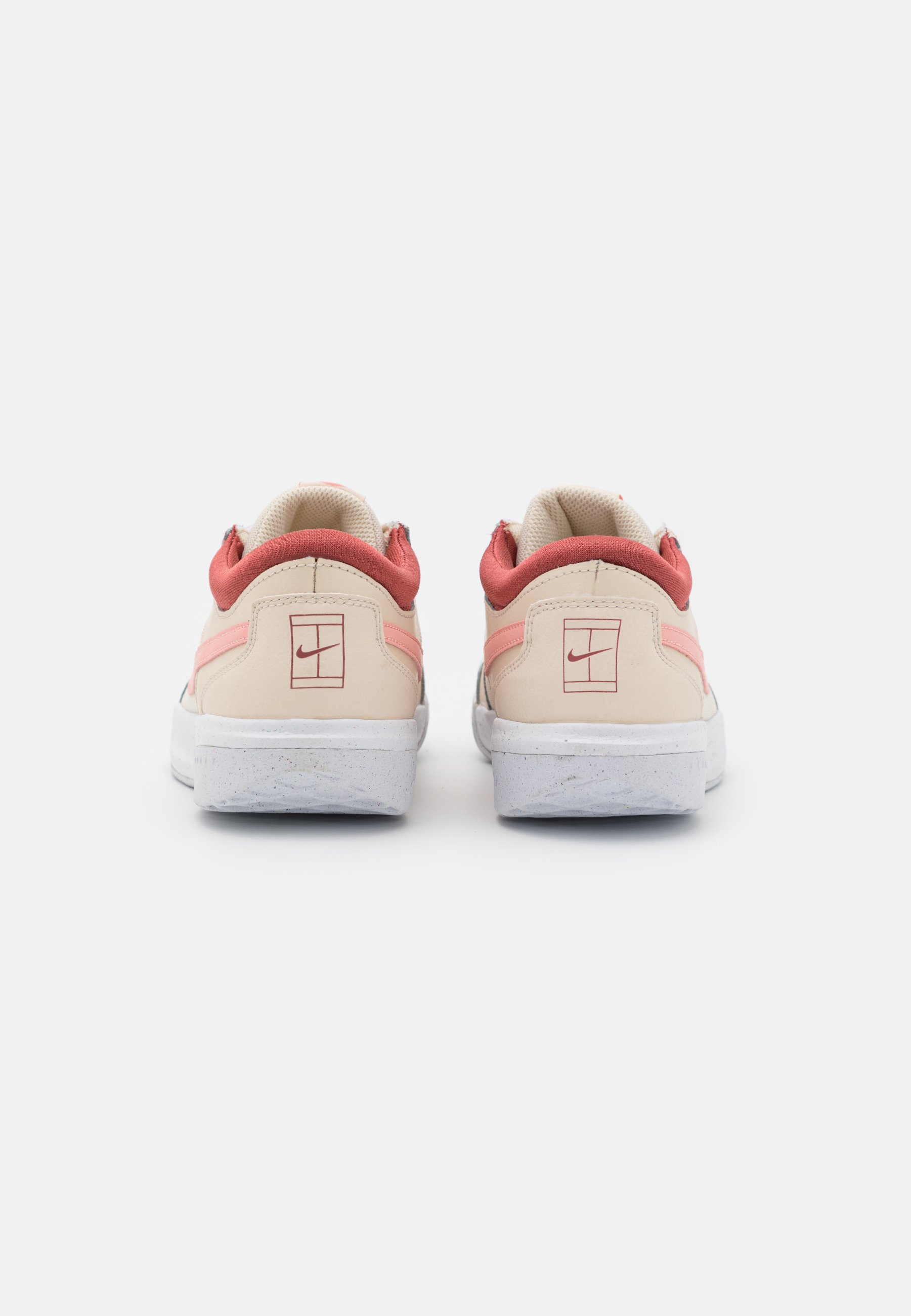 Nike Performance ZOOM COURT LITE 3 - Tennisschoenen voor alle ondergronden  - pearl white/bleached coral/white/crème - Zalando.nl