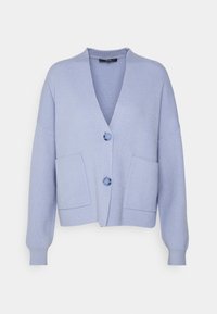 someday. Cardigan - light blue