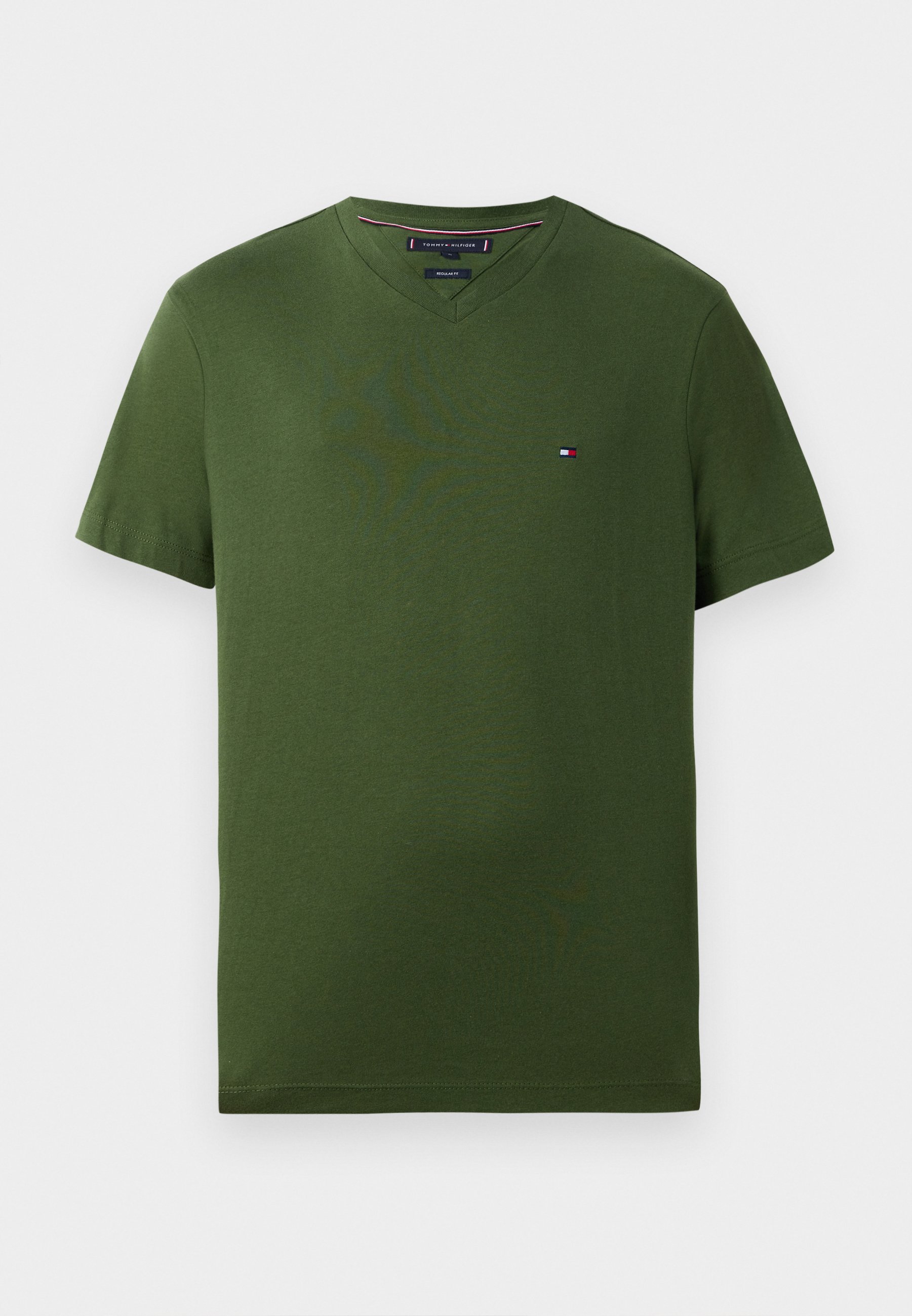 Tommy Hilfiger ESSENTIAL V NECK TEE CORE - Jednoduché tričko - mountain pine