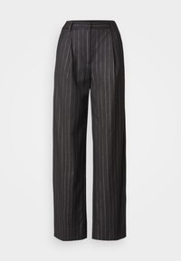 MUSABBELEZU PANTS - Pantalon classique - grey/silver