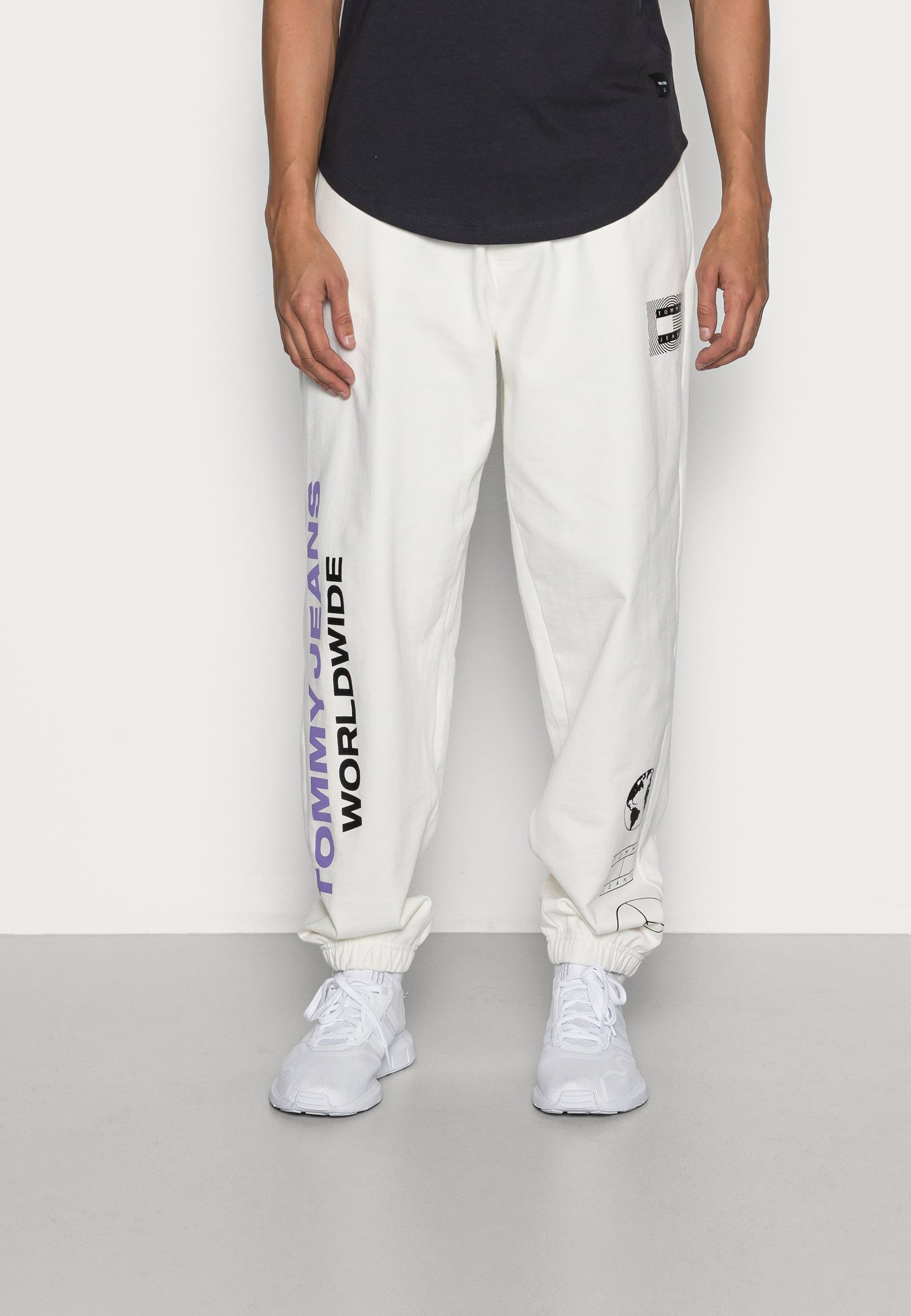 Tommy Jeans GLOBAL UNITEES - Pantaloni sportivi - ivory/avorio - Zalando.it