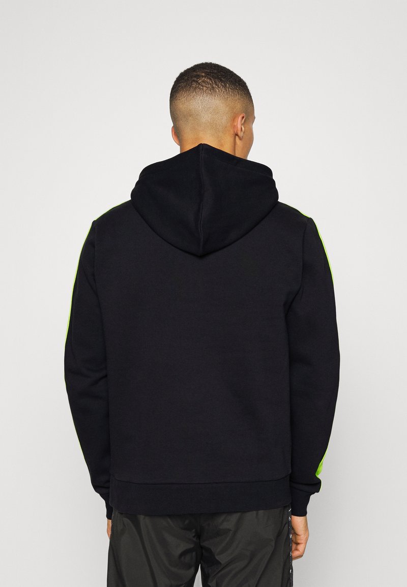 Sergio Tacchini REPLICA HOODIE - Sweatshirt - black/lime green/black -  Zalando.de