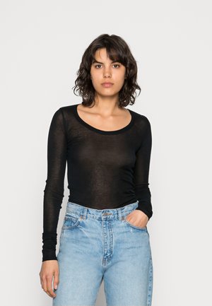 Langærmede T-shirts - noir