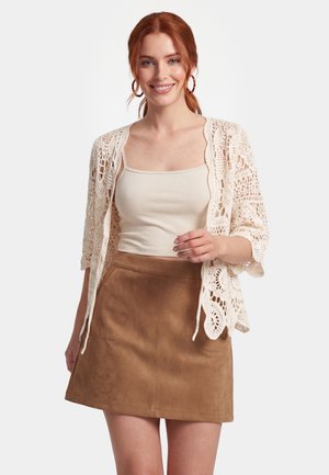 usha, Strickjacke - beige