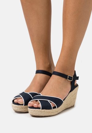 TOM TAILOR, Sandales à talons hauts - dark blue