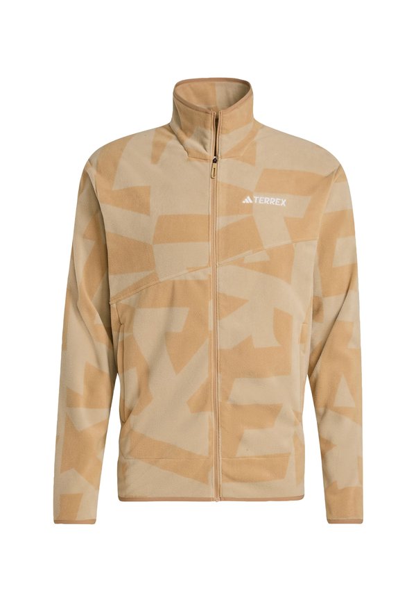MT AOP  - Fleece jacket - cardboard   blanch cargo2