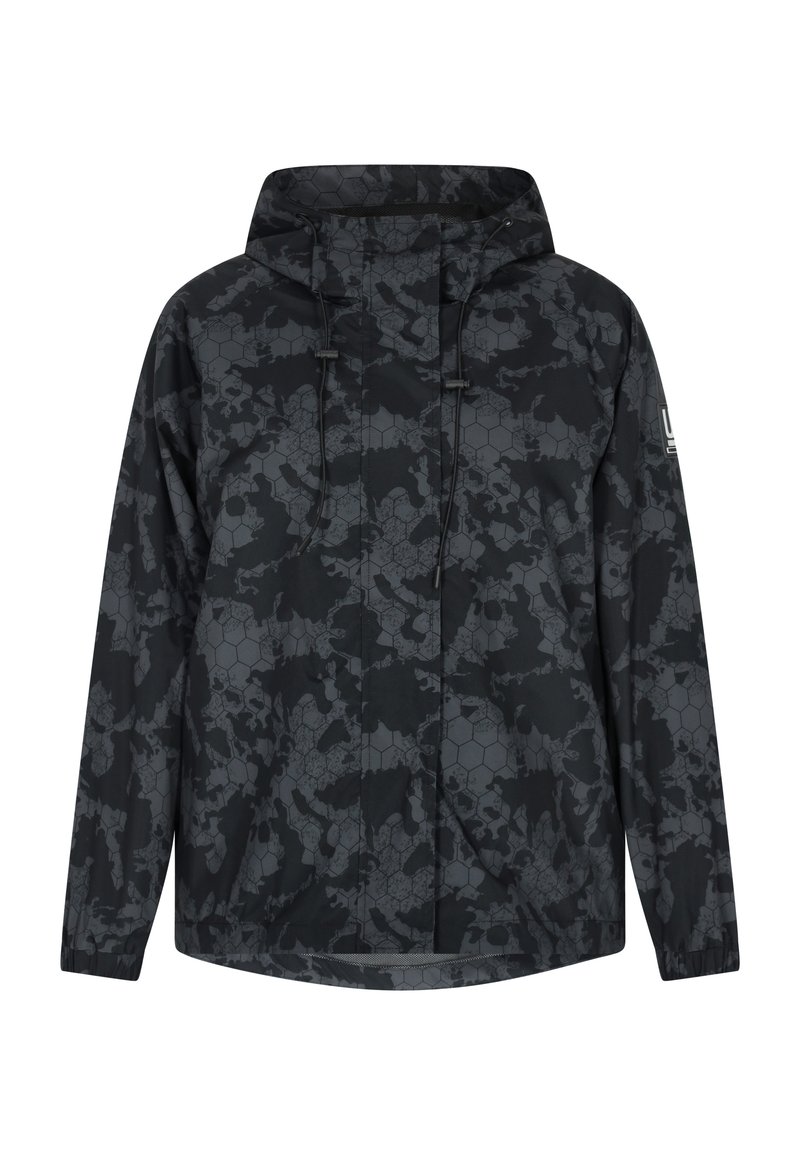 Schmuddelwedda urban rain - Könnyű dzseki - dunkelgrau schwarz camouflage