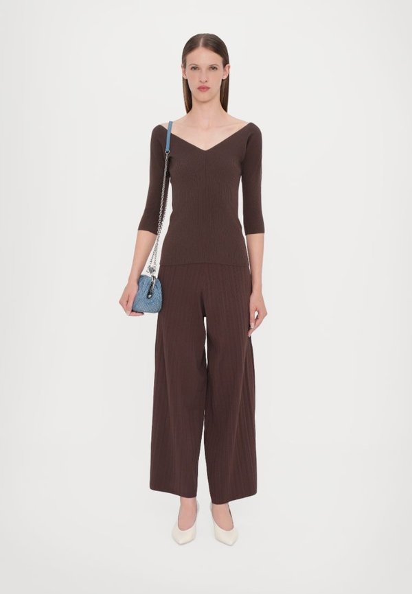 OCEANO - Long sleeved top - cioccolato4