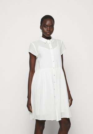 KATHIS DRESS - Košilové šaty - snow white