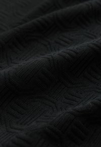 REGULAR FIT - SMART QUARTER ZIP  - Top dugih rukava - black