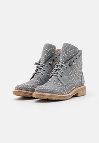 Alma en Pena Botines con cordones - blue