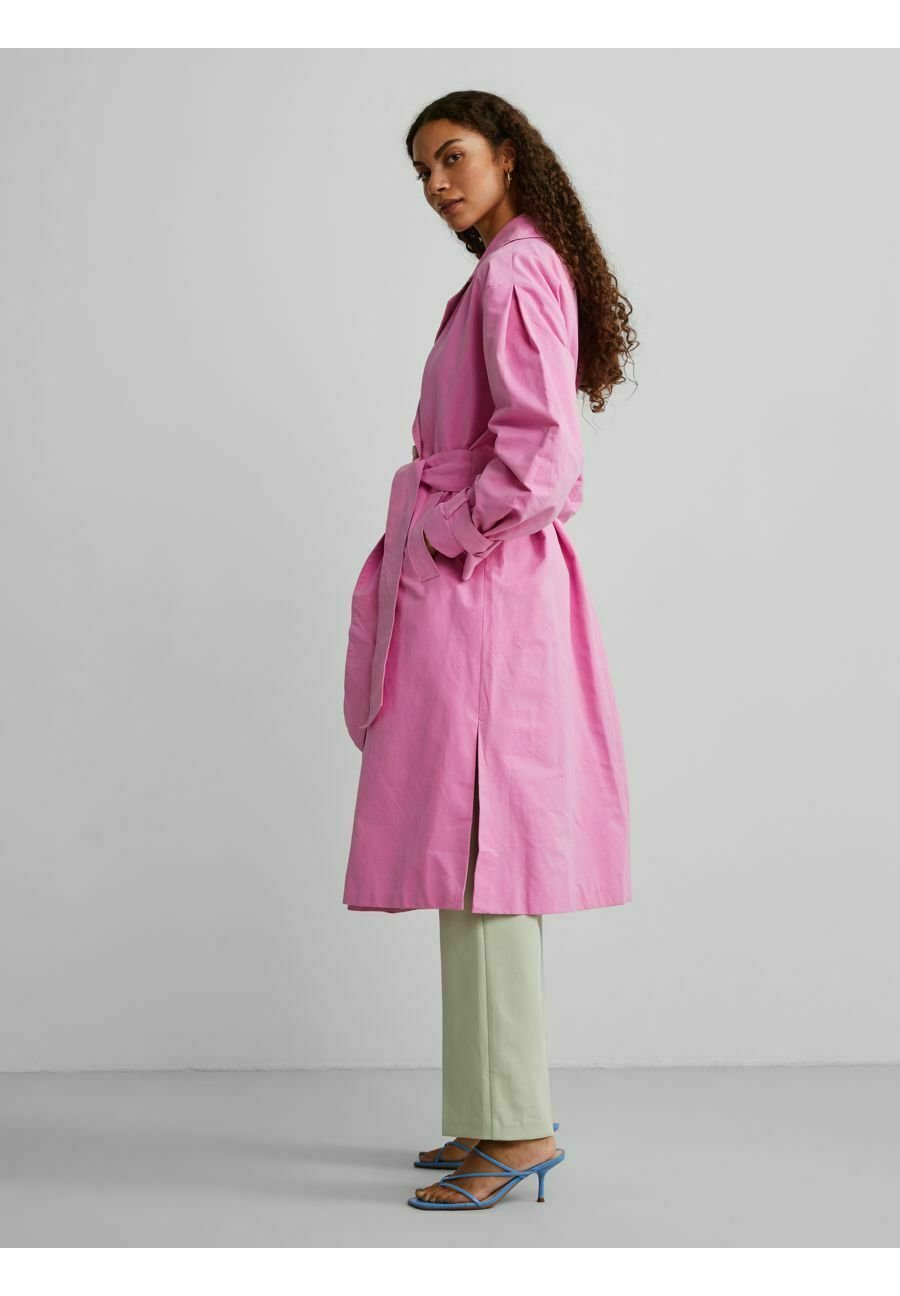 trench coat pink