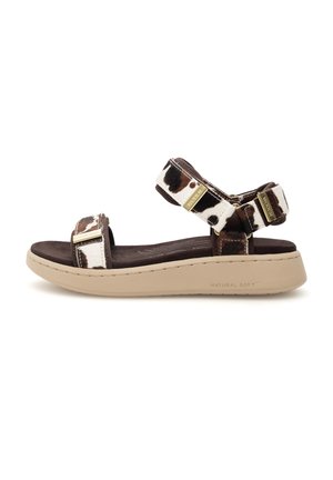 Platform sandals - cow
