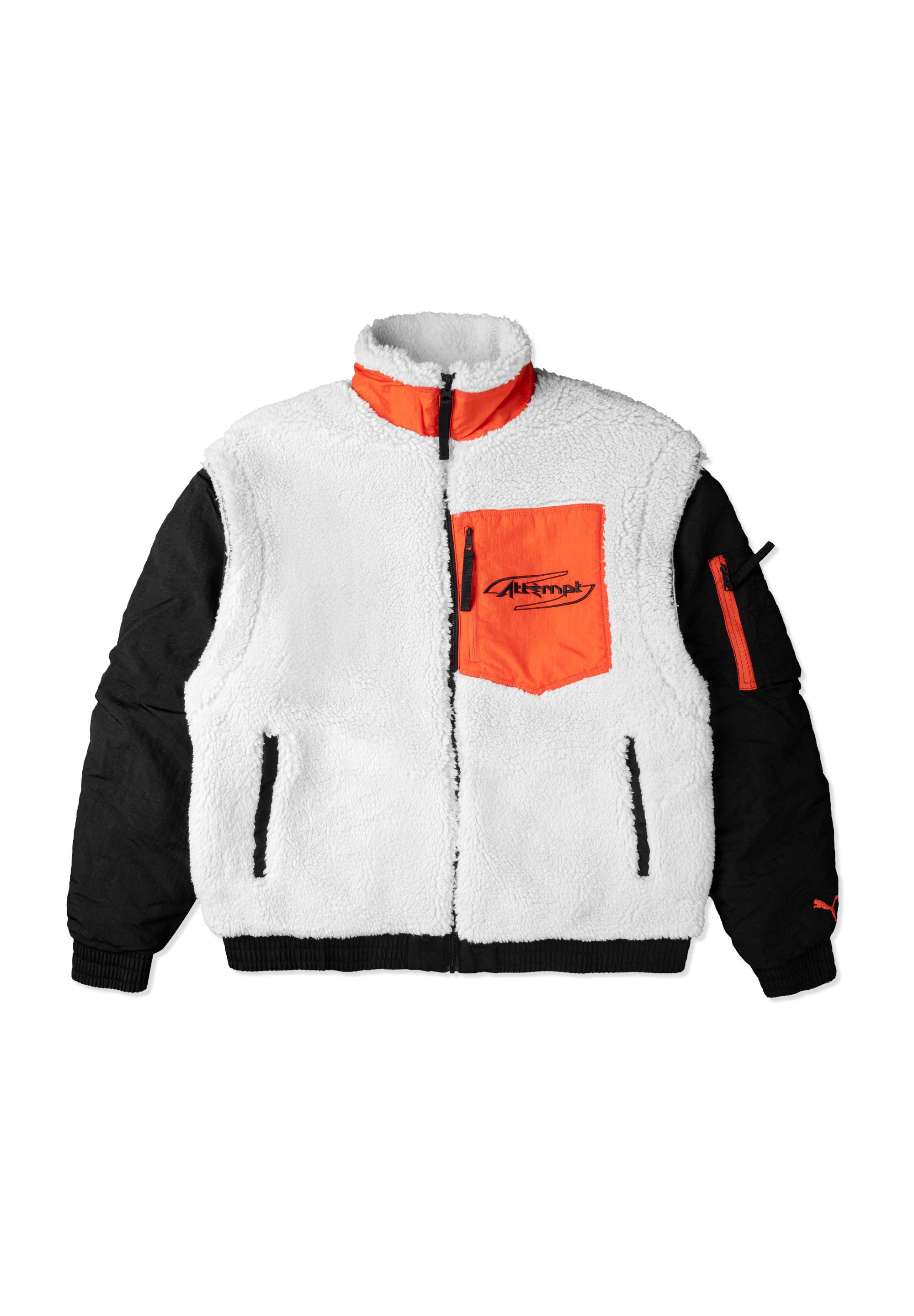Puma ATTEMPT - Fleece jacket - schwarz/black - Zalando