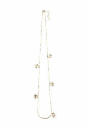 LONG SWIRL - Kaelakee - gold tone