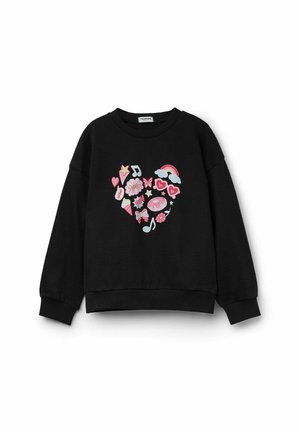 Sweatshirt - schwarz y nero stampa simboli