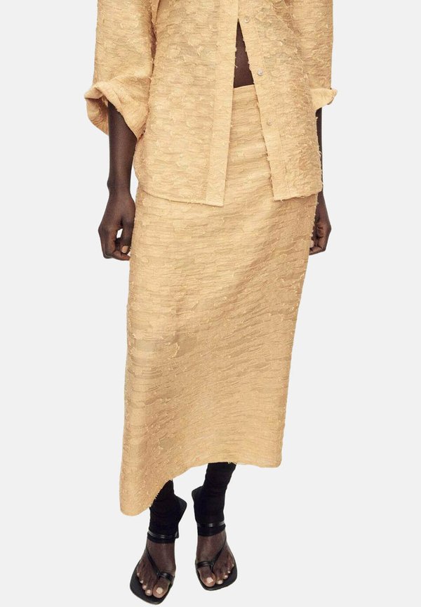 LITA - A-line skirt - mosterd