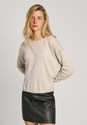 ISELA CREW NECK - Pullover - light beige
