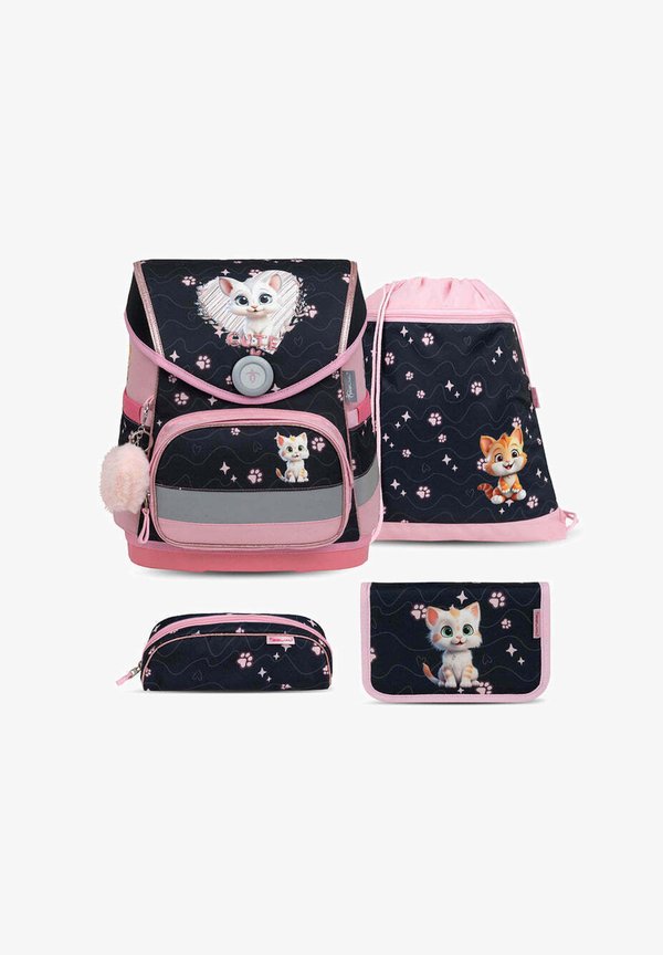 SET – Schulranzen – cute kitten