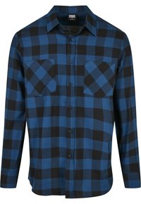 Urban Classics - CHECKED FLANELL  - Krekls - blue/black Miniatūras attēls 1