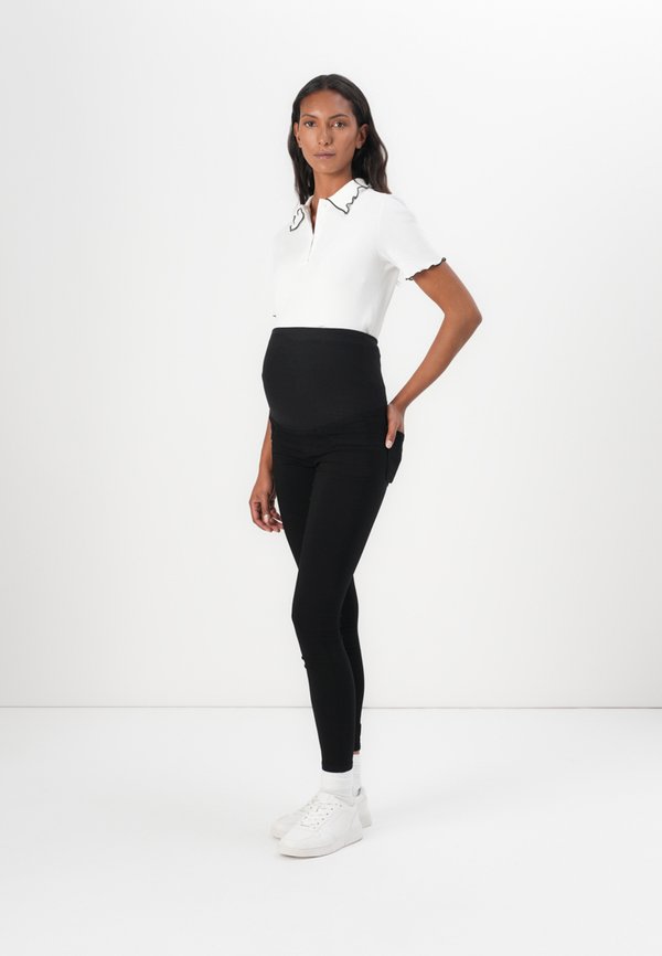 MLLUCY BLACK SLIM PANT - Leggings - Trousers3